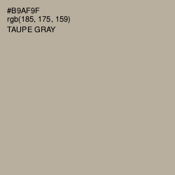 #B9AF9F - Taupe Gray Color Image